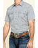 Image #4 - Cody James Men's Chevron Floral Print Short Sleeve Western Shirt - Big , , hi-res