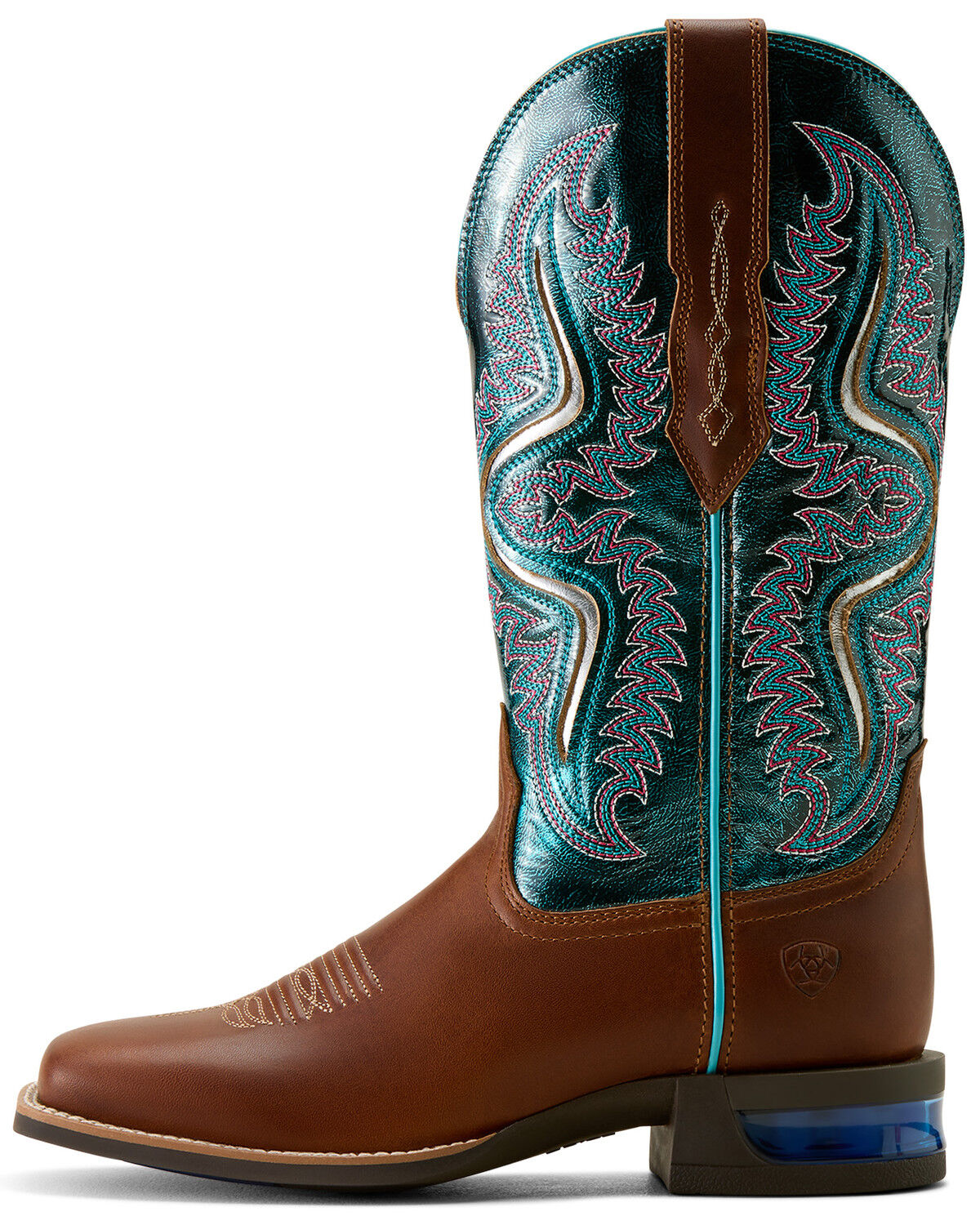 Image #3 - Ariat Women's Captivate Performance Western Boots - Broad Square Toe, Blue, hi-res