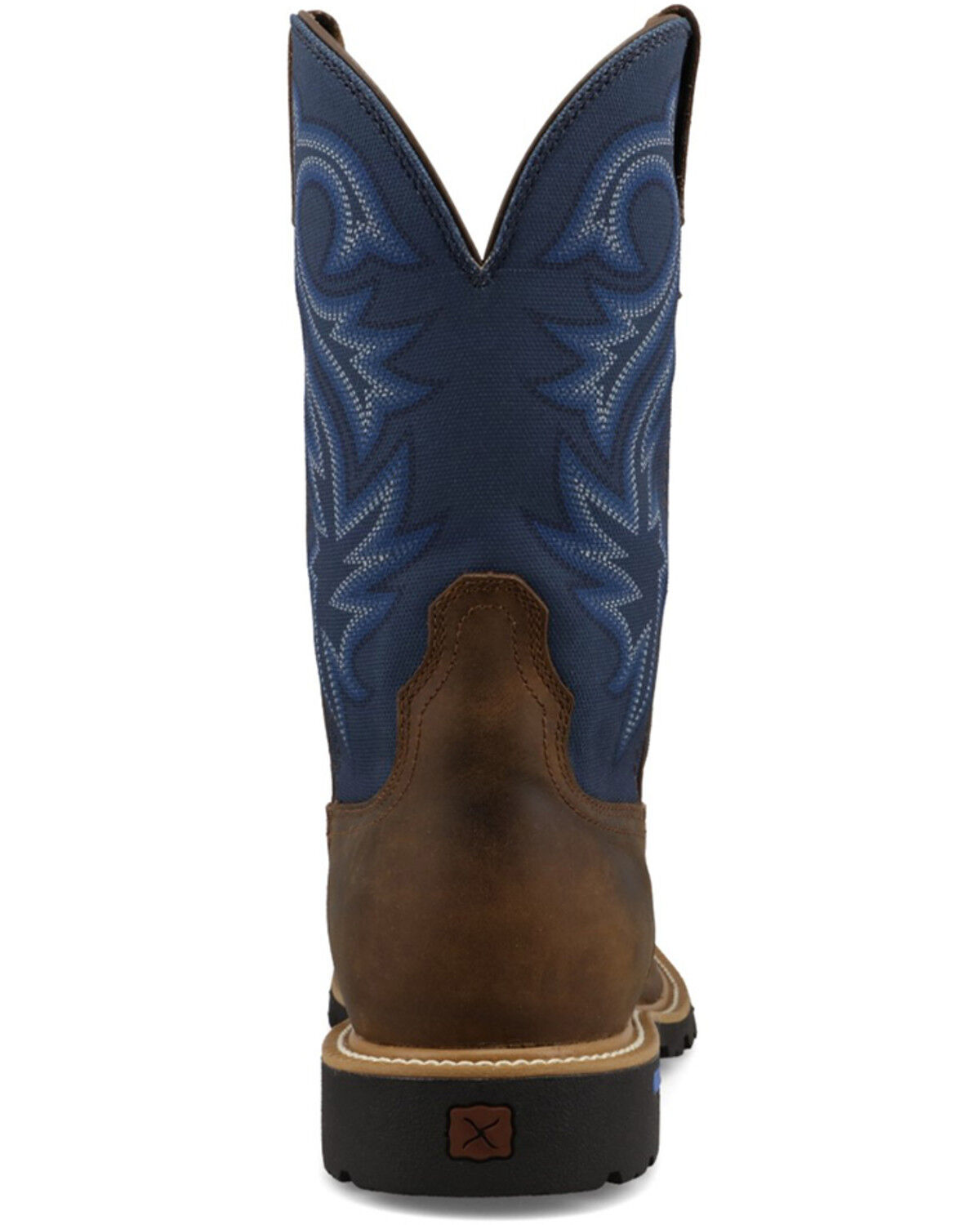 Image #5 - Twisted X Men's 11" Tech X™ Performance Western Boots - Broad Square Toe, Brown, hi-res