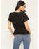 Image #4 - People of Leisure Women's Jelly Roll Face Short Sleeve Graphic Tee, Black, hi-res