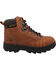AdTec Men's 6" Leather Hiker Work Boots - Steel Toe , Brown, hi-res