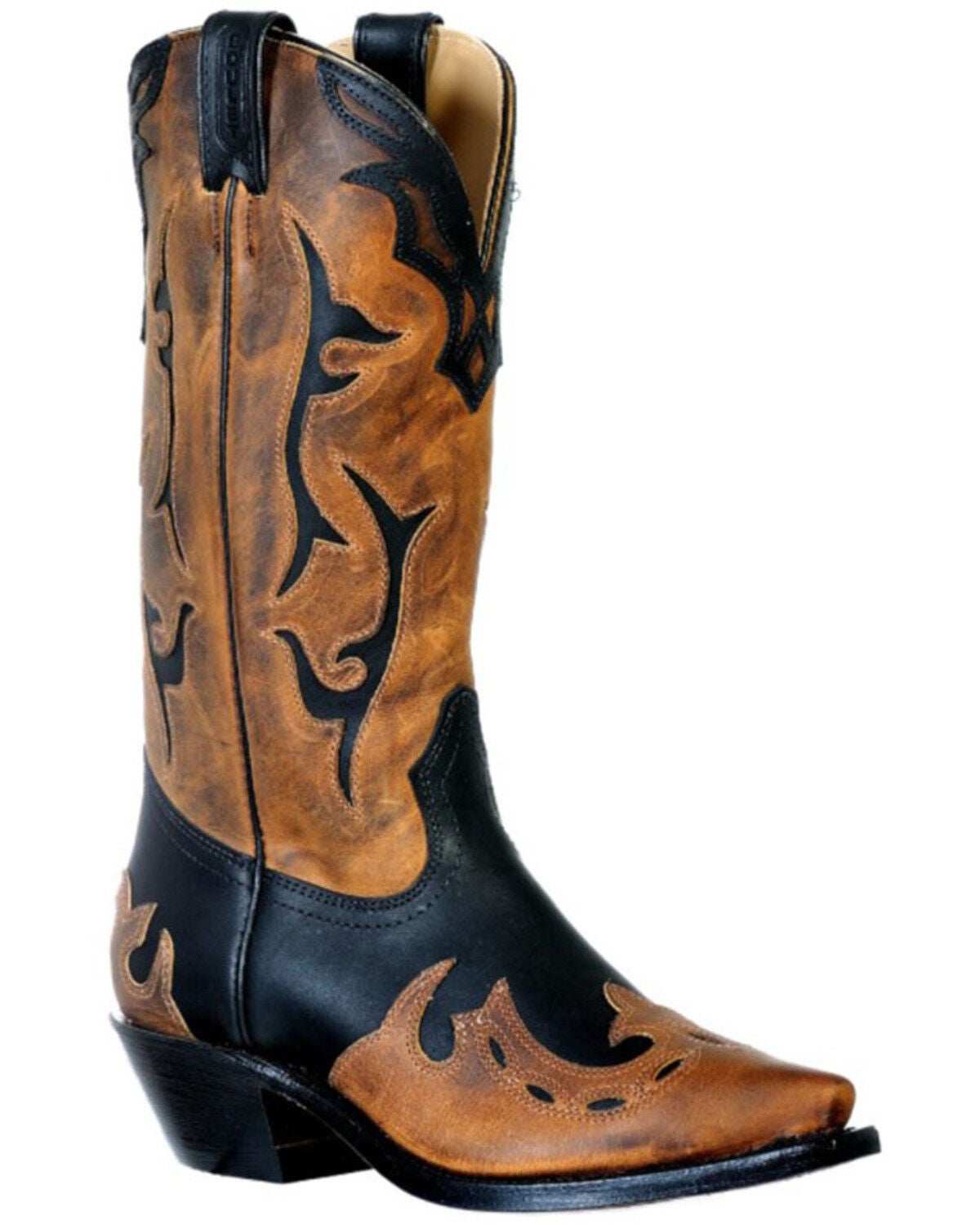 Boulet Women's HillBilly Golden Western Boots - Snip Toe, Black, hi-res