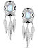 Montana Silversmiths Women's Divine Touch Opal Earrings, Silver, hi-res
