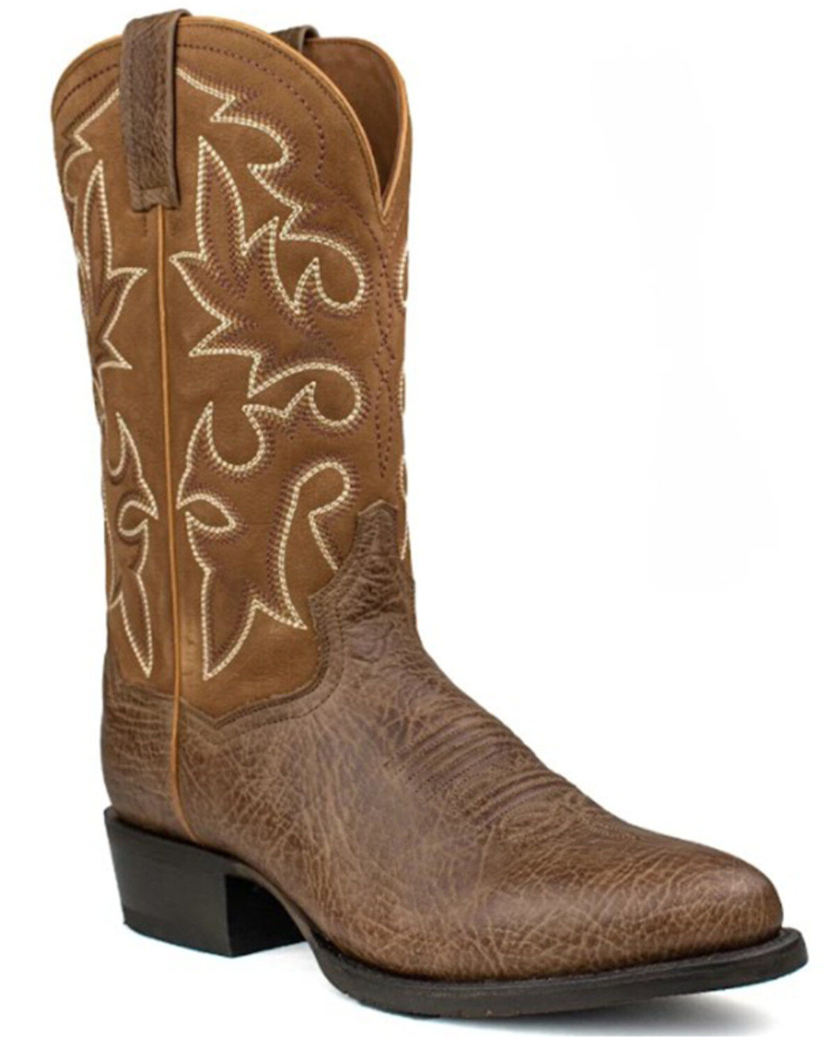 Image #1 - Dan Post Men's Armen Western Performance Boots - Round Toe, Cognac, hi-res