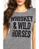 Image #4 - Shyanne Women's Whiskey & Wild Horses Graphic Tee, , hi-res