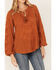 Image #3 - Shyanne Women's Long Sleeve Boho Blouse, Caramel, hi-res