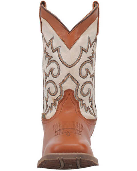 Image #4 - Laredo Men's 11" Dewey Western Boots - Broad Square Toe, Distressed Brown, hi-res