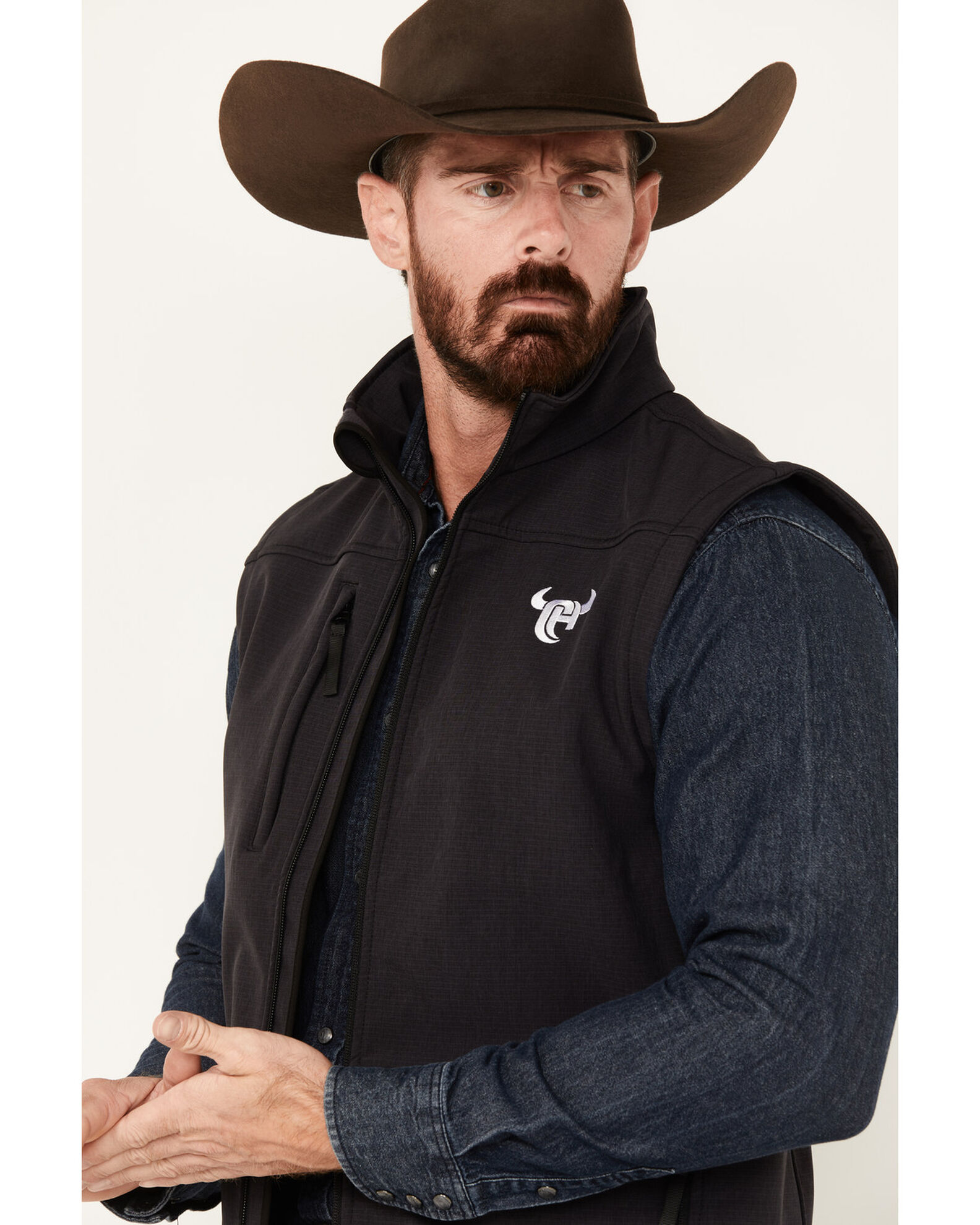 Product Name:  Cowboy Hardware Men's Hecho En Mexico Softshell Vest