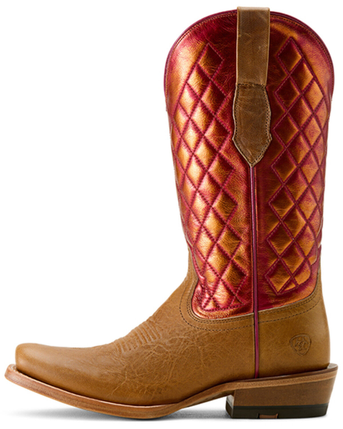 Image #2 - Ariat Women's Futurity Denton Western Boots - Square Toe, Red, hi-res