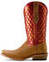 Image #2 - Ariat Women's Futurity Denton Western Boots - Square Toe, Red, hi-res