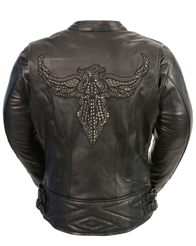 Milwaukee Leather Women's Concealed Carry Embroidered Phoenix Jacket 4X Boot Barn