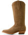 Image #2 - Ariat Women's Marysville Suede Western Boots - Round Toe, Tan, hi-res