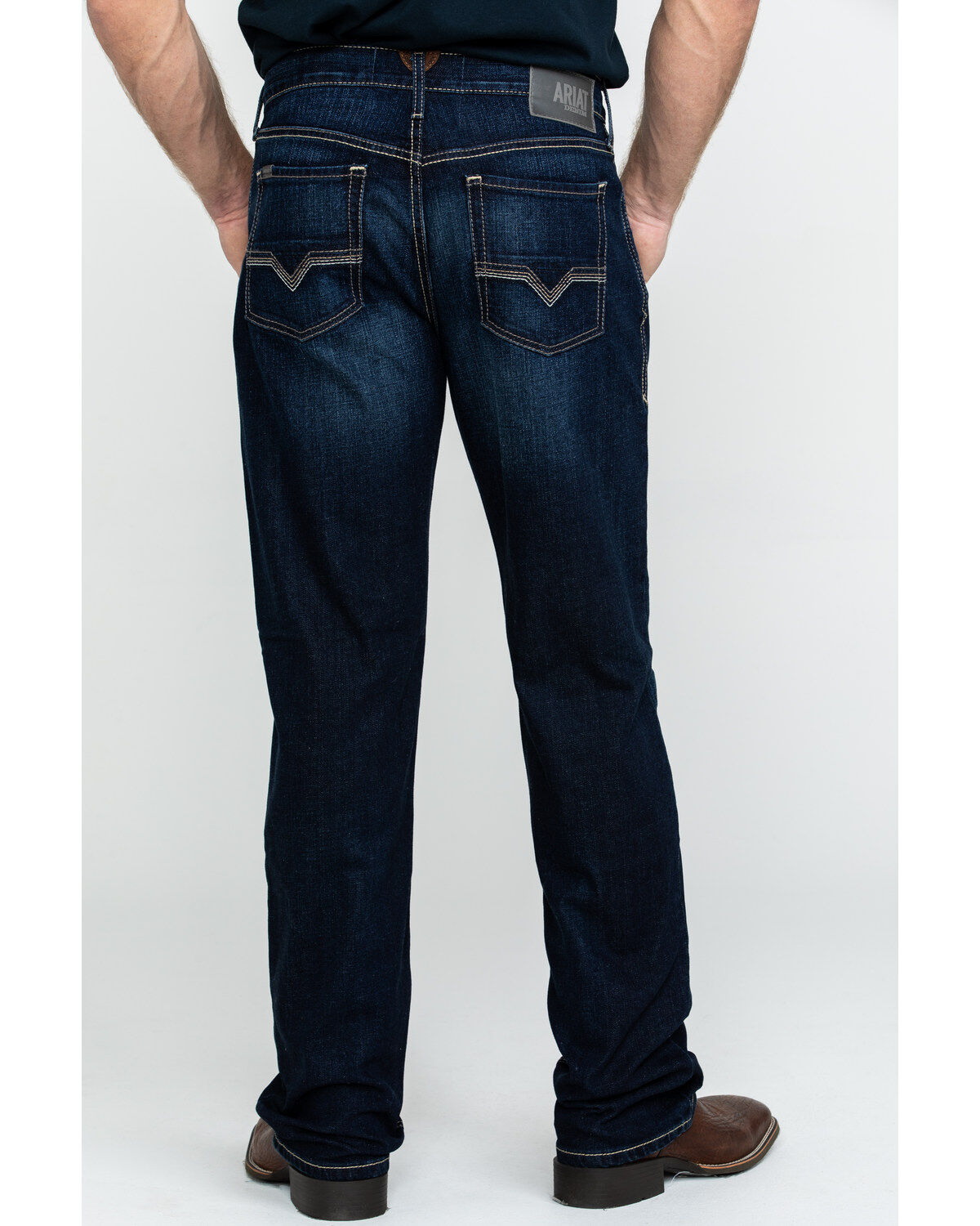 Image #1 - Ariat Men's M2 Nightingale Relaxed Stretch Bootcut Jeans, , hi-res