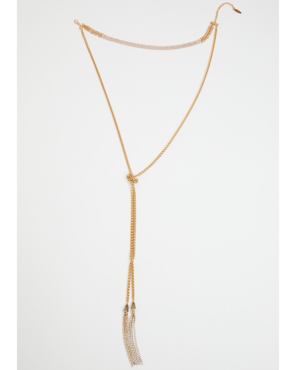 Image #1 - Lainey Wilson Women's Layered Choker Necklace, Gold, hi-res