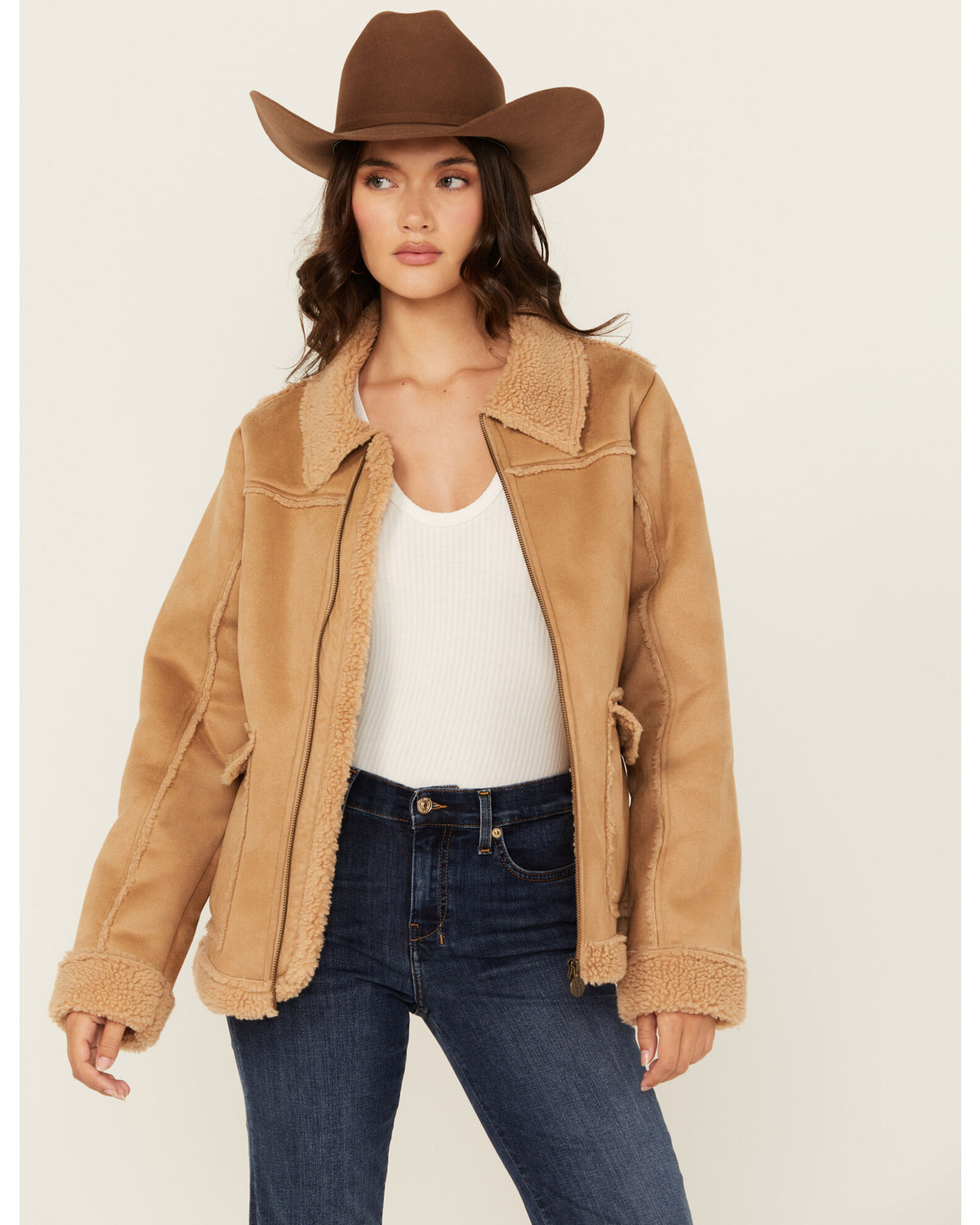 Kimberly suede shirt jacket best sale