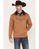 Kimes Ranch Men's Filmore 1/4 Zip Logo Pullover Sweatshirt, Rust Copper, hi-res