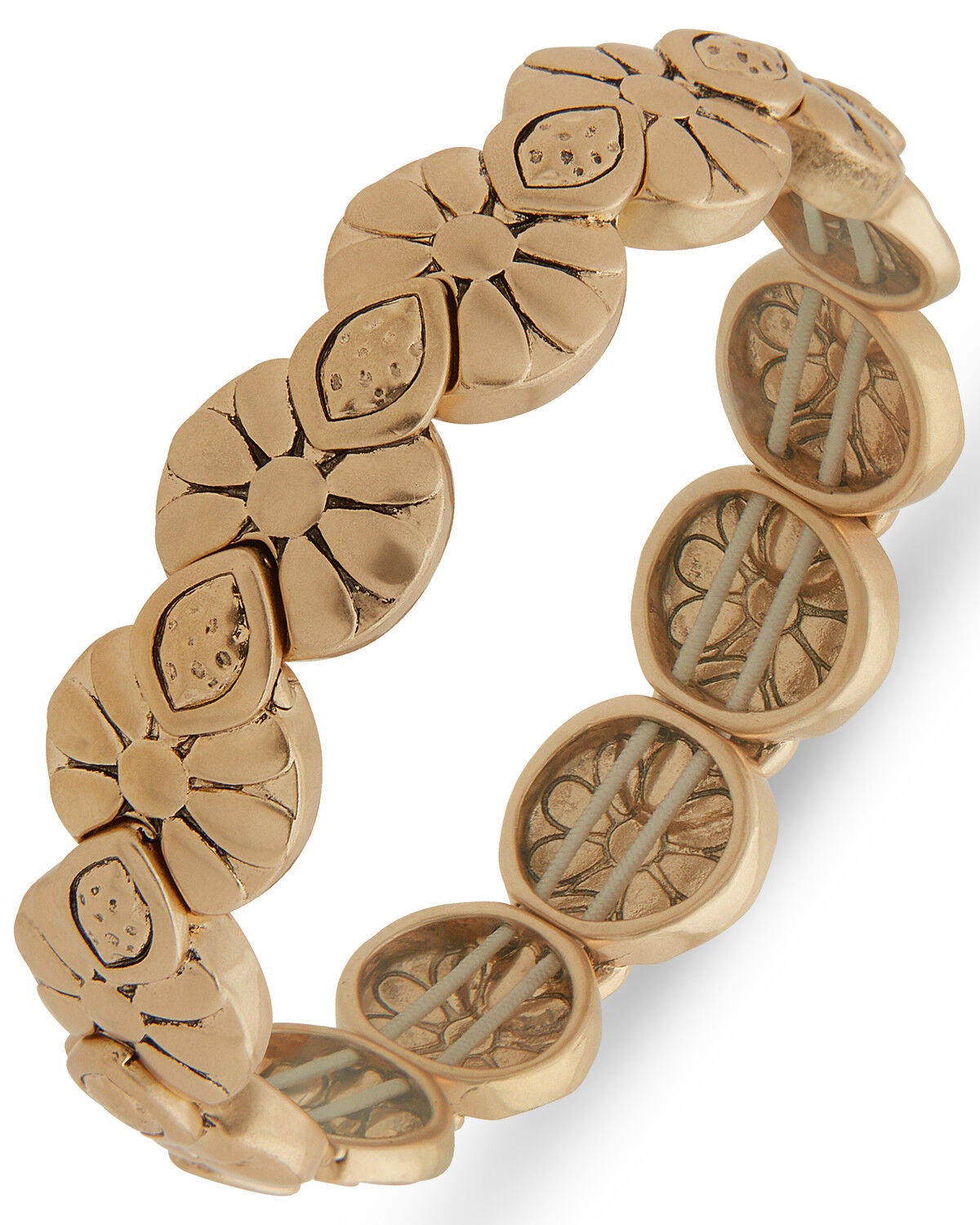 Lainey Wilson Women's Conch Stretch Bracelet, Gold, hi-res