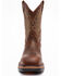 Image #4 - Ariat Brown Croc Print Workhog Waterproof Work Boots - Composite Toe , , hi-res