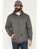 Image #1 - Forge Workwear Men's FR Solid Zip-Up Work Jacket, Charcoal, hi-res