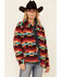 Image #1 - Outback Trading Co. Women's Southwestern Print Long Sleeve Button Down Western Big Shirt, , hi-res