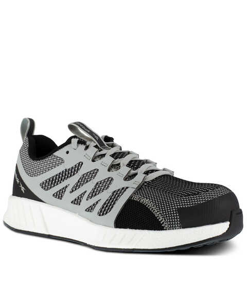 Reebok Men's Gray Flexweave Work Shoes - Composite Toe, Grey, hi-res