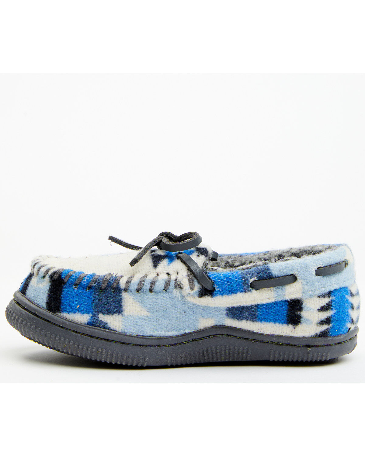 Image #3 - Twister Toddler Boys' Southwestern Print Moccasins, Blue, hi-res