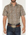Image #3 - Cody James Men's Wells Floral Paisley Print Short Sleeve Button-Down Stretch Western Shirt - Big, Rust Copper, hi-res