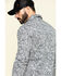Rock & Roll Denim Men's FR Printed Paisley Twill Long Sleeve Work Shirt , Silver, hi-res