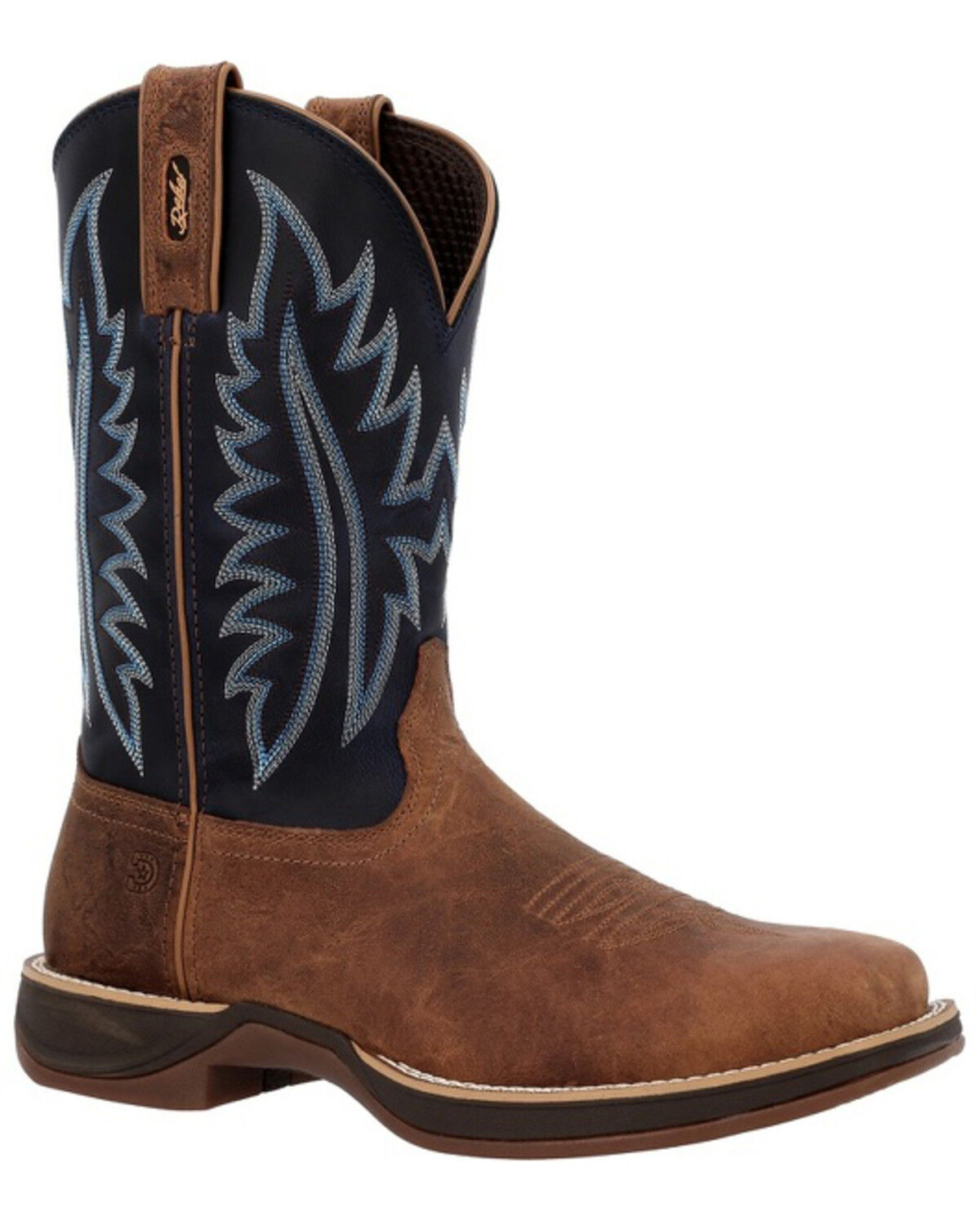 Image #1 - Durango Men's 11" Rebel Pro Performance Western Boots - Broad Square Toe, Blue, hi-res