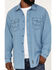 Image #3 - Wrangler Retro Premium Men's Solid Button Down Western Shirt, , hi-res
