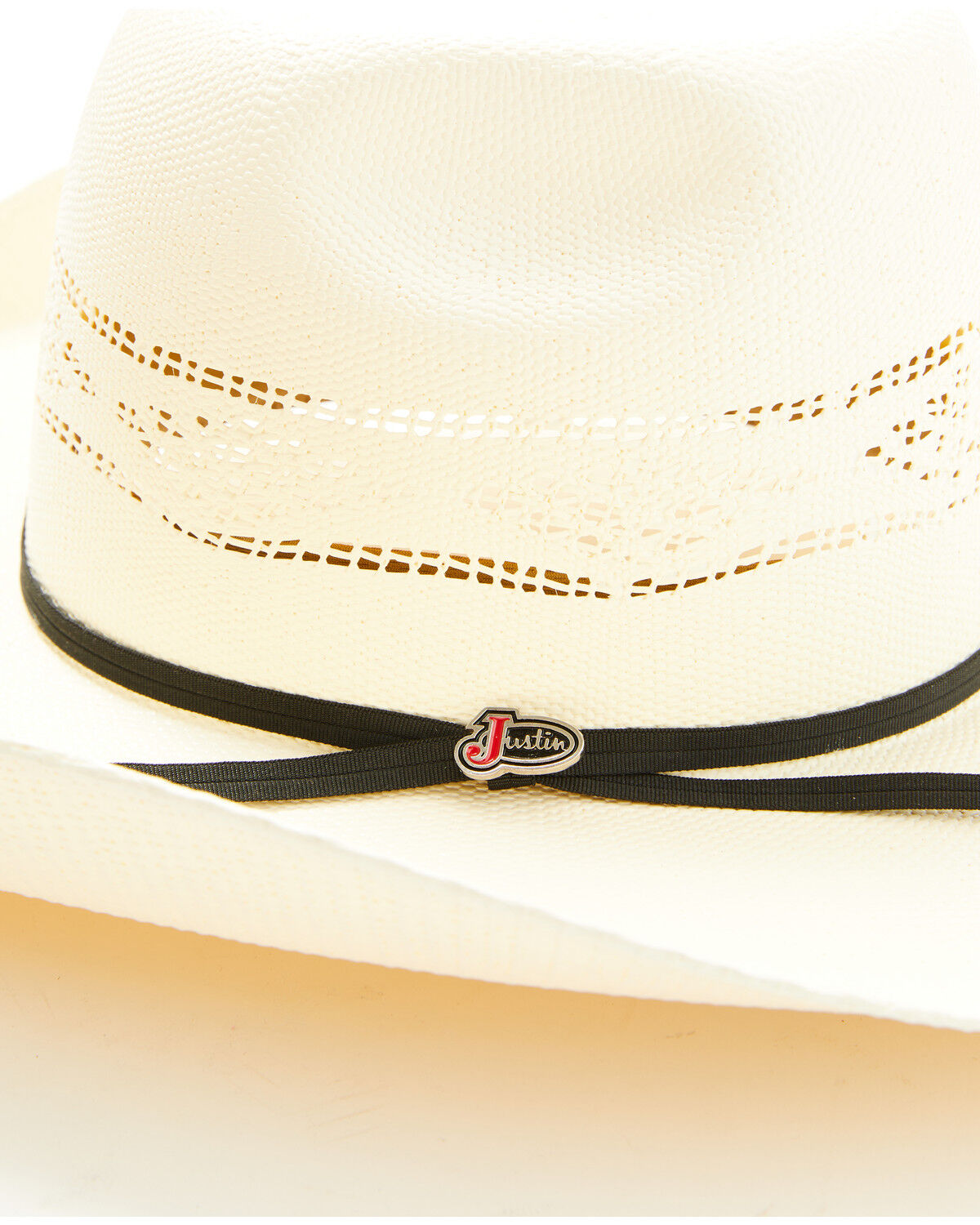 Image #2 - Justin Brooks 20X Straw Cowboy Hat, Natural, hi-res