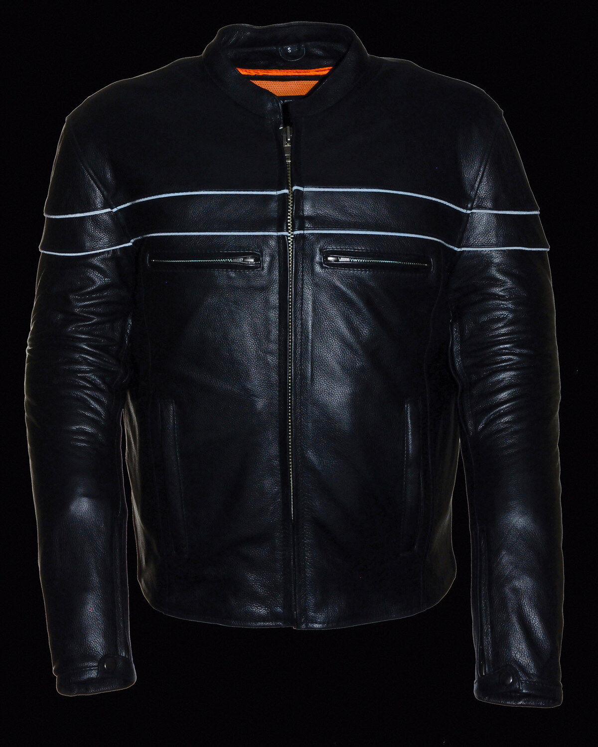 Image #4 - Milwaukee Leather Men's Sporty Scooter Crossover Jacket - 4X, Black, hi-res