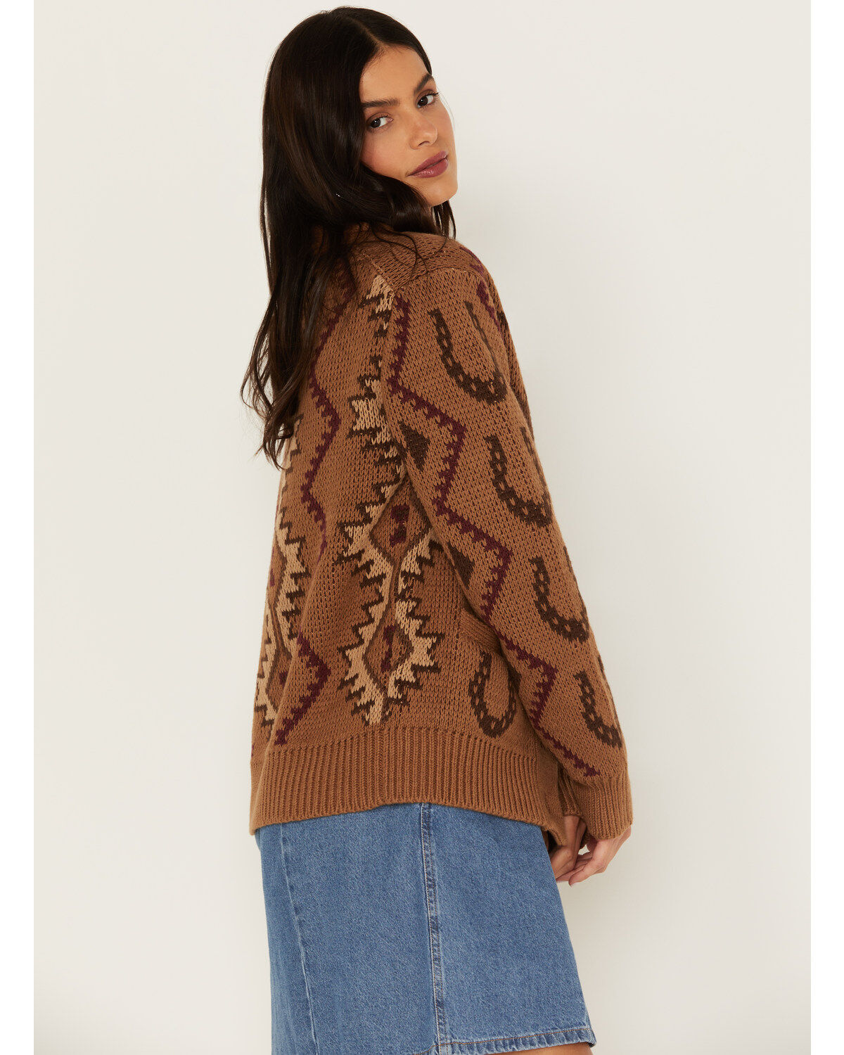 Image #2 - Tasha Polizzi Women's Southwestern Knit Avery Cardigan, , hi-res
