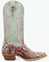 Image #2 - Dan Post Women's Exotic Python Western Boots - Snip Toe, Pink, hi-res