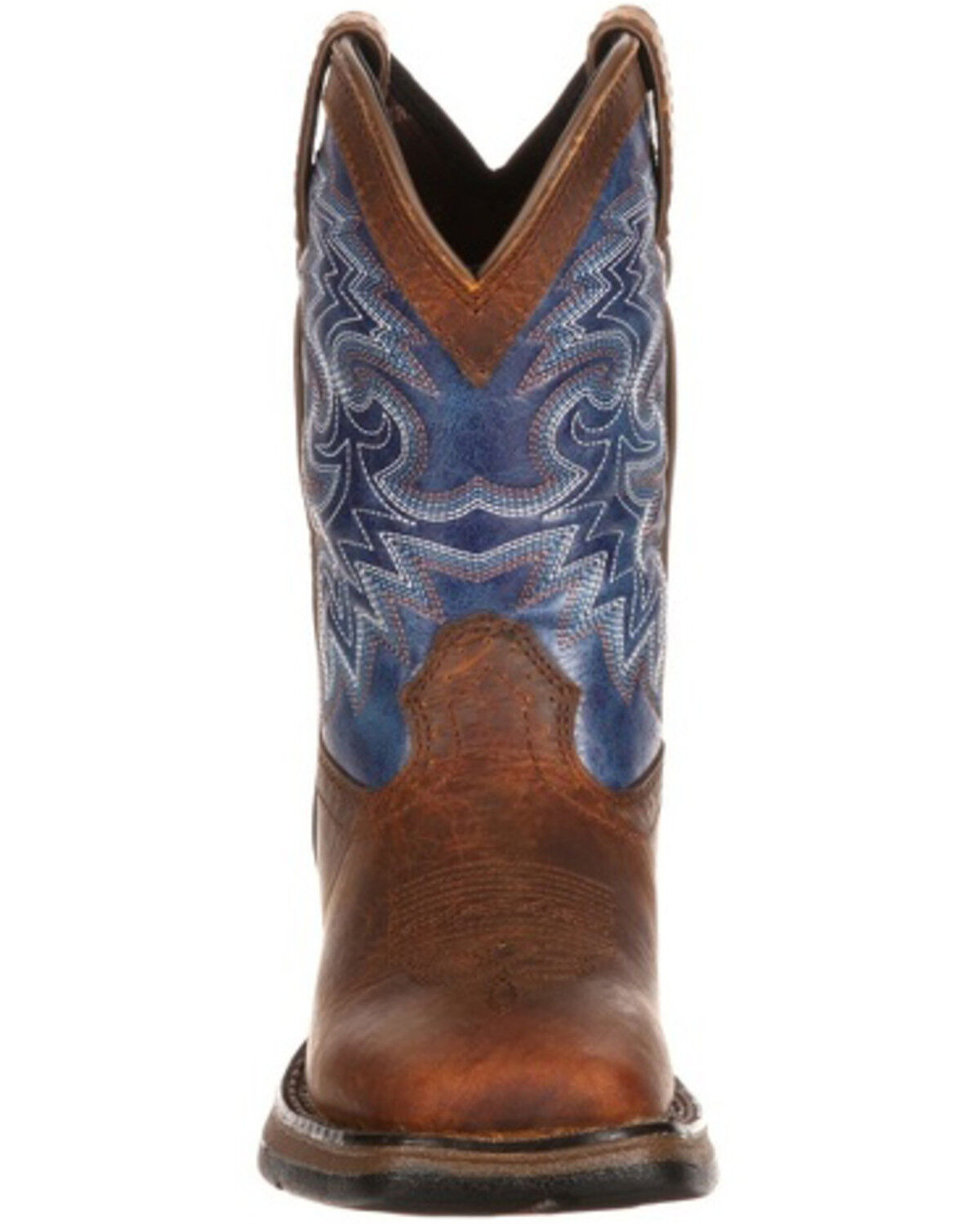 Image #4 - Durango Little Boys' Western Boots - Broad Square Toe, Brown, hi-res
