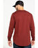 Image #2 - Hawx Men's Red Pocket Long Sleeve Work T-Shirt - Tall , , hi-res
