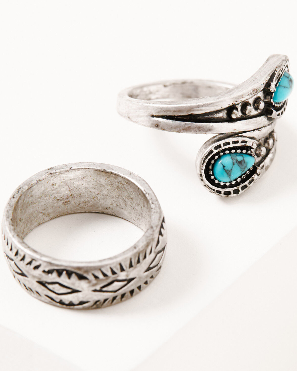 Image #2 - Idyllwind Women's Stratton Ring Set - 5 Piece, Silver, hi-res