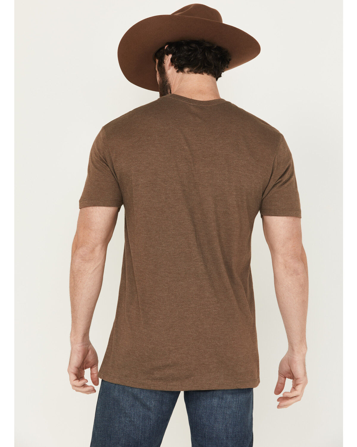 Image #4 - Cinch Men's Cattle Company Logo Short Sleeve Graphic T-Shirt, Brown, hi-res