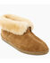 Minnetonka Men's Sheepskin Ankle Boots - Round Toe, Tan, hi-res