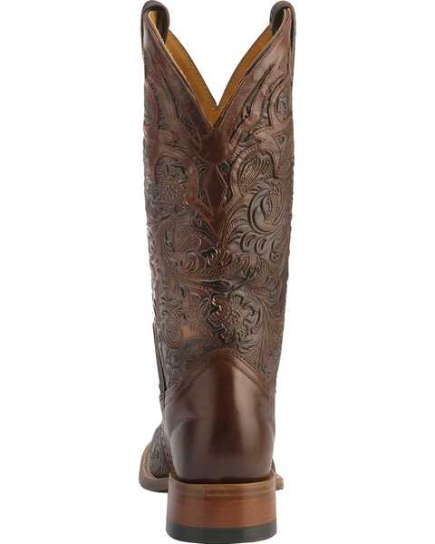 Image #7 - Boulet Women's Hand Tooled Ranger Western Boots - Square Toe, , hi-res