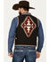 Image #4 - Cody James Men's White Buffalo Suede Vest, Tan, hi-res
