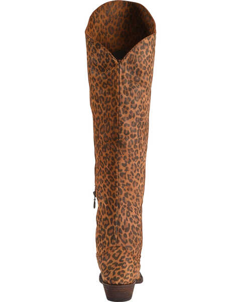 Liberty Black Women's Cheetah Over The Knee Boots - Snip Toe | Boot Barn
