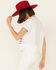 Image #4 - Cut & Paste Women's Stars & Stripes Forever Graphic Crop Tee, Ivory, hi-res