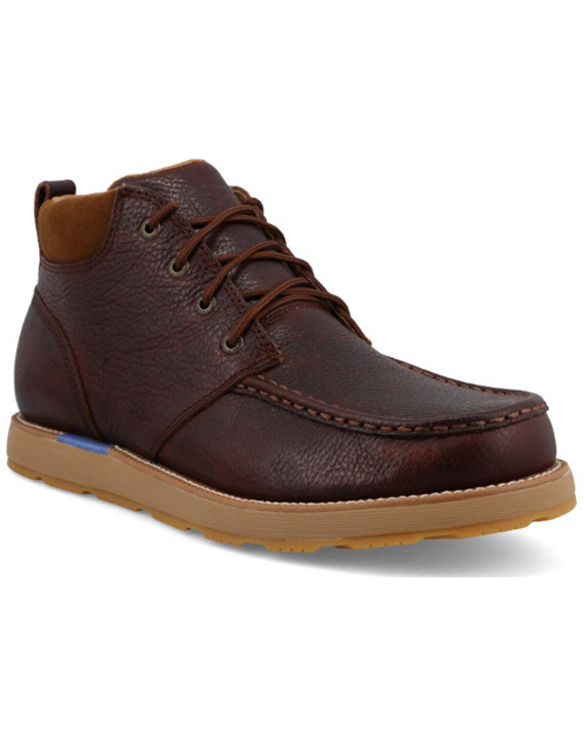 Twisted X Men's 5" CellStretch&reg; Wedge Sole Boots - Moc Toe, Mahogany, hi-res
