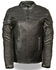 Image #1 - Milwaukee Leather Women's Sporty Scooter Crossover Leather Jacket, Black, hi-res