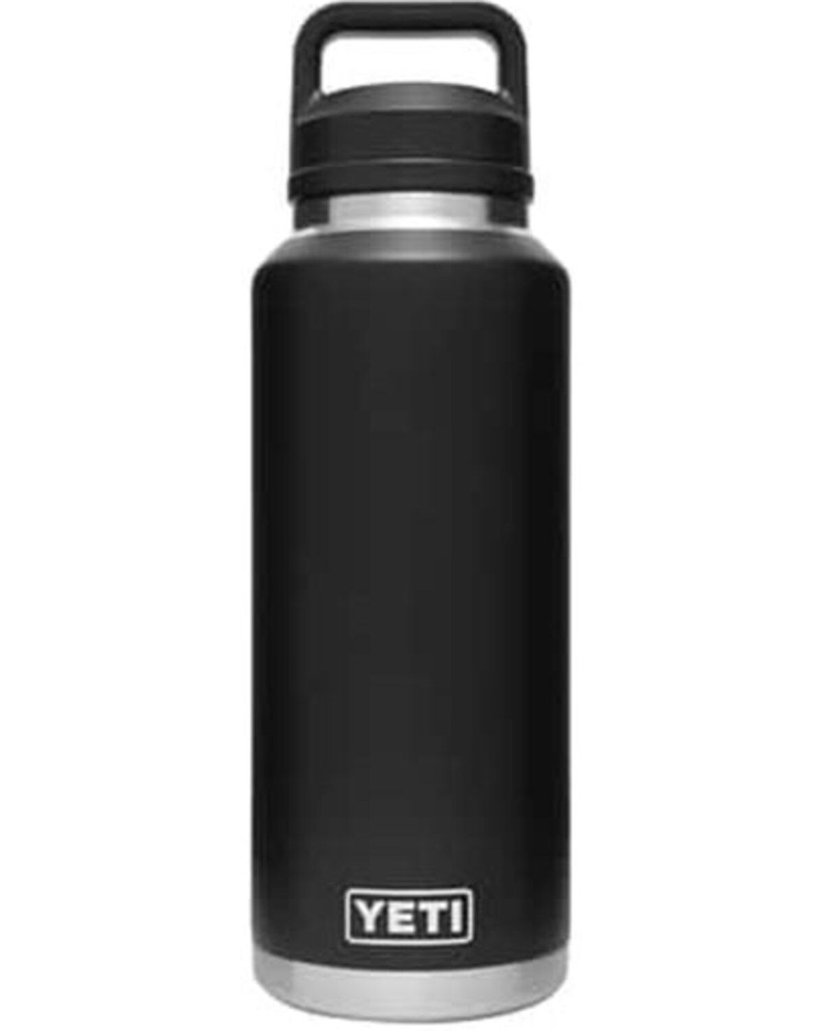 Image #1 - YETI Rambler® Chug Cap 46oz Water Bottle, Black, hi-res