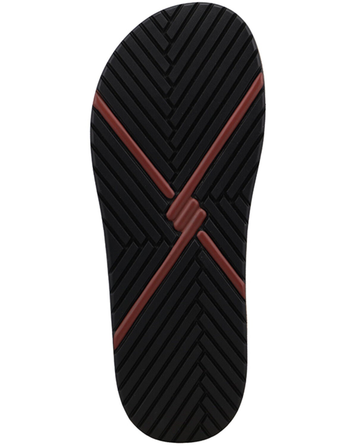 Image #7 - Twisted X Women's Flip Flops, Black, hi-res