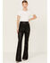 Image #1 - Show Me Your Mumu Women's Nashville Pull-On Faux Leather Flare Pants, , hi-res