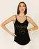 Image #1 - Shyanne Women's Whiskey Girl Graphic Suede Cami Top , , hi-res