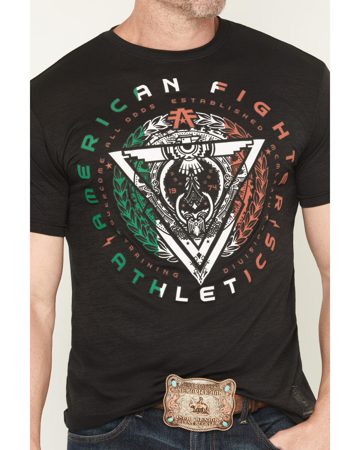 Image #3 - American Fighter Men's Arroyo Grande Short Sleeve Graphic T-Shirt, Black, hi-res